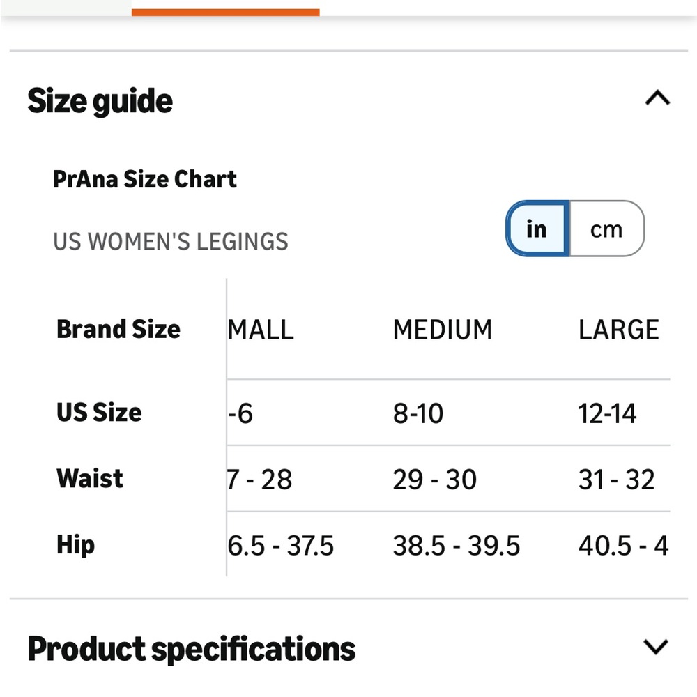 PRANA Kimble 7/8 Leggings - Picture 9 of 9